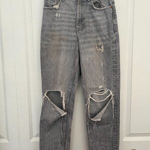 Zara Ripped Mom Jeans
